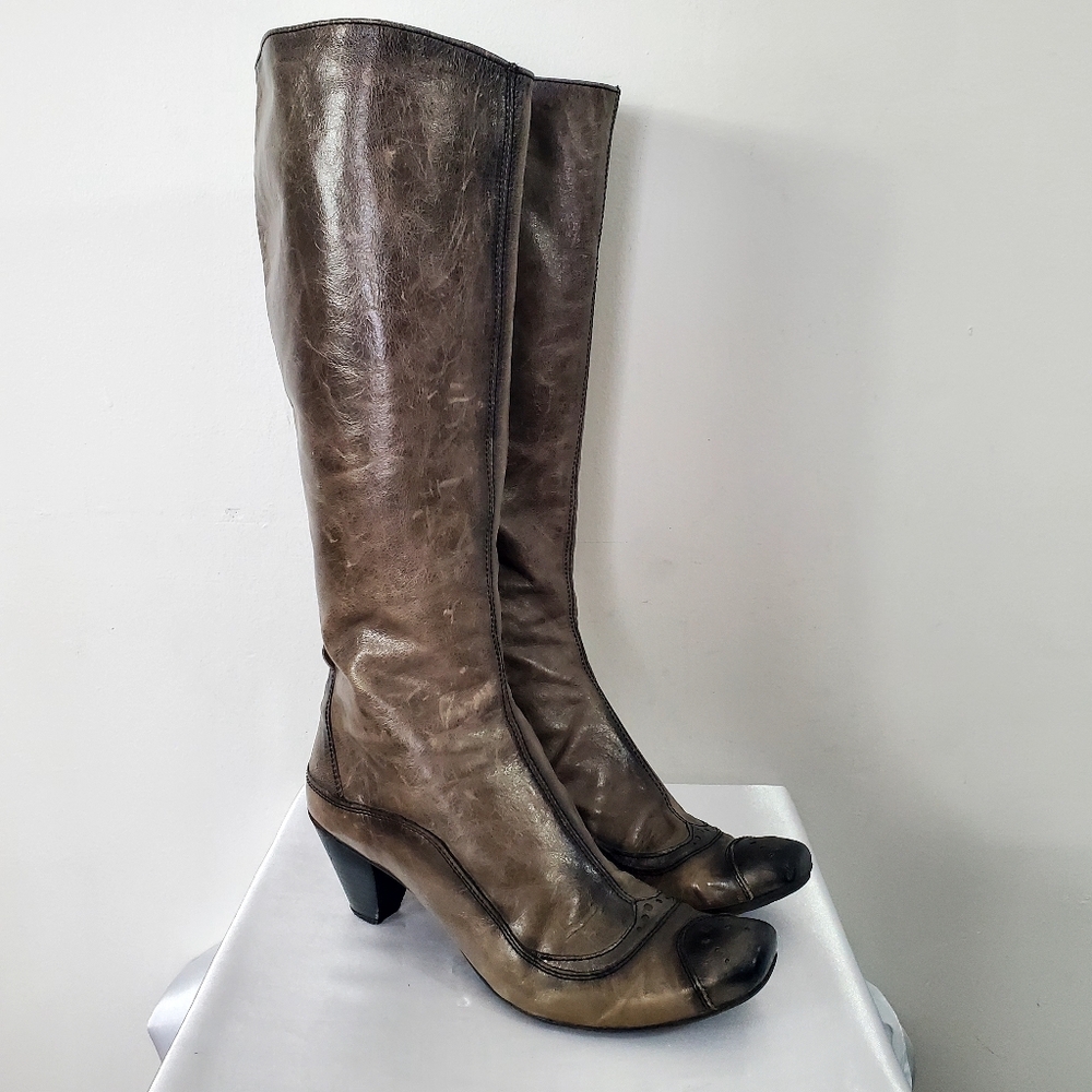 Hispanitas Leather Heeled Boots